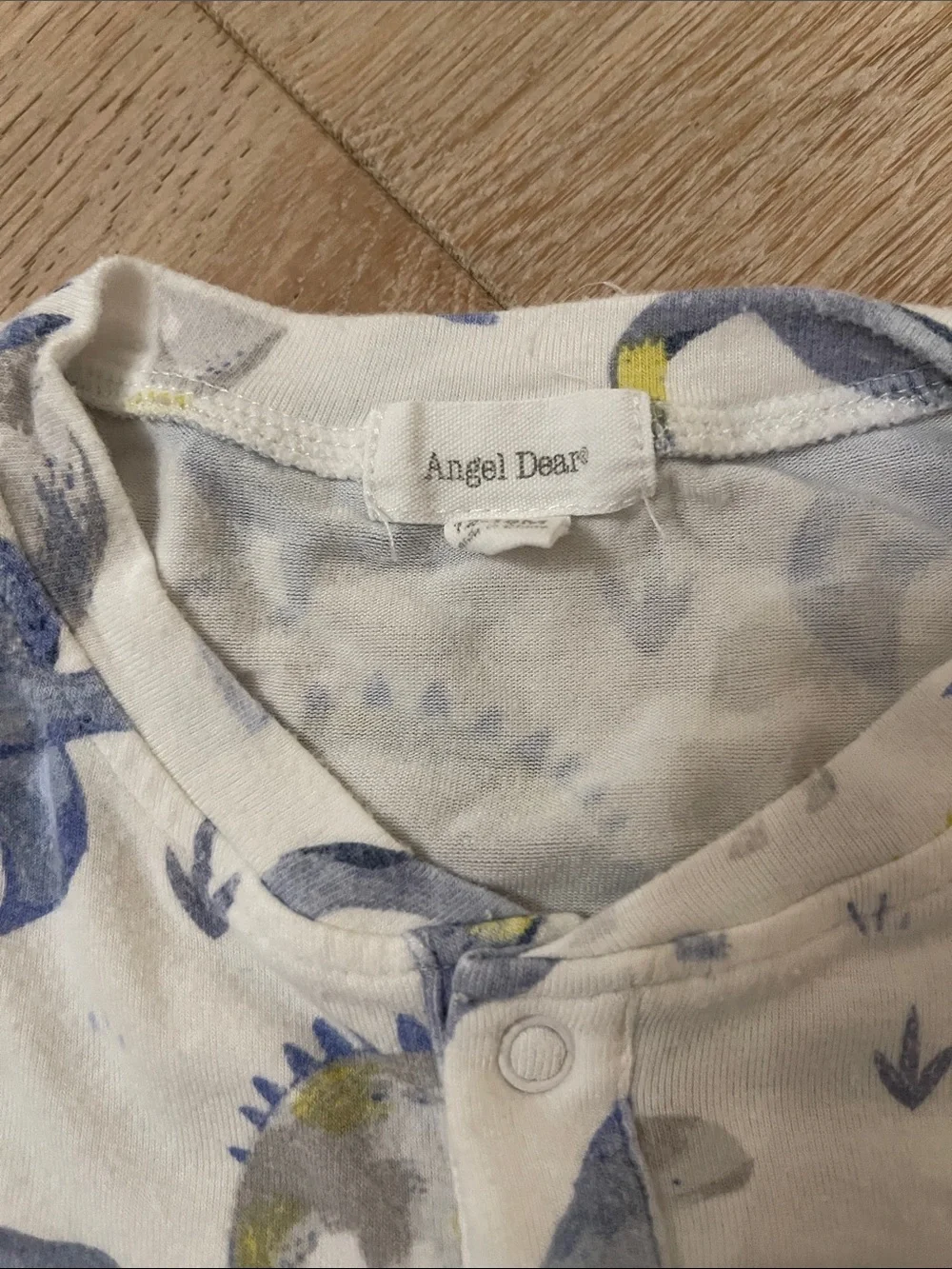 Angel Dear Dinosaur Short Sleeve Romper size 12-18 months